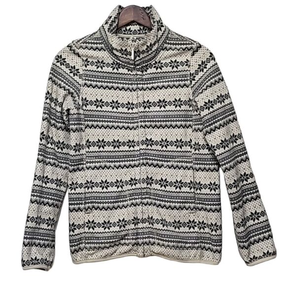 NWOT Uniqlo Aztec Fleece Jacket - Picture 1 of 4